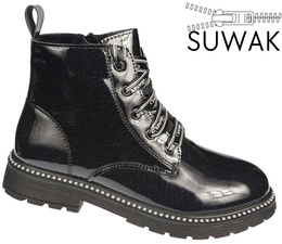 Children's transition shoes Apawwa CNQ735BL black size 31-36